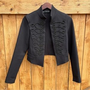 Zara Woman Military Style Cropped Jacket